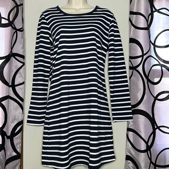 Paraphrase, striped longsleeve shift, dress size small - Picture 1 of 10